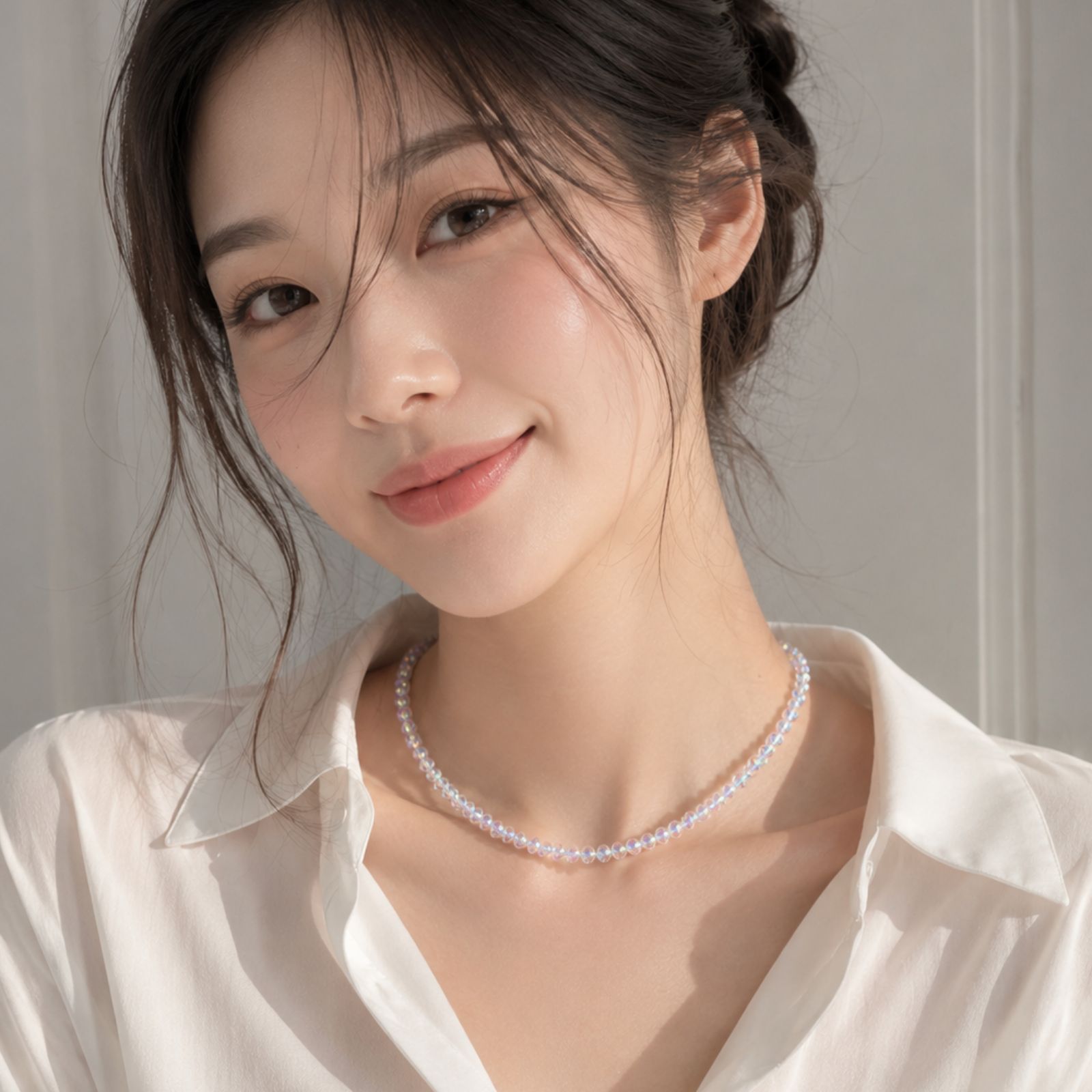 글로리아 오스트리아 크리스탈 론델 목걸이 - 상세 이미지 2