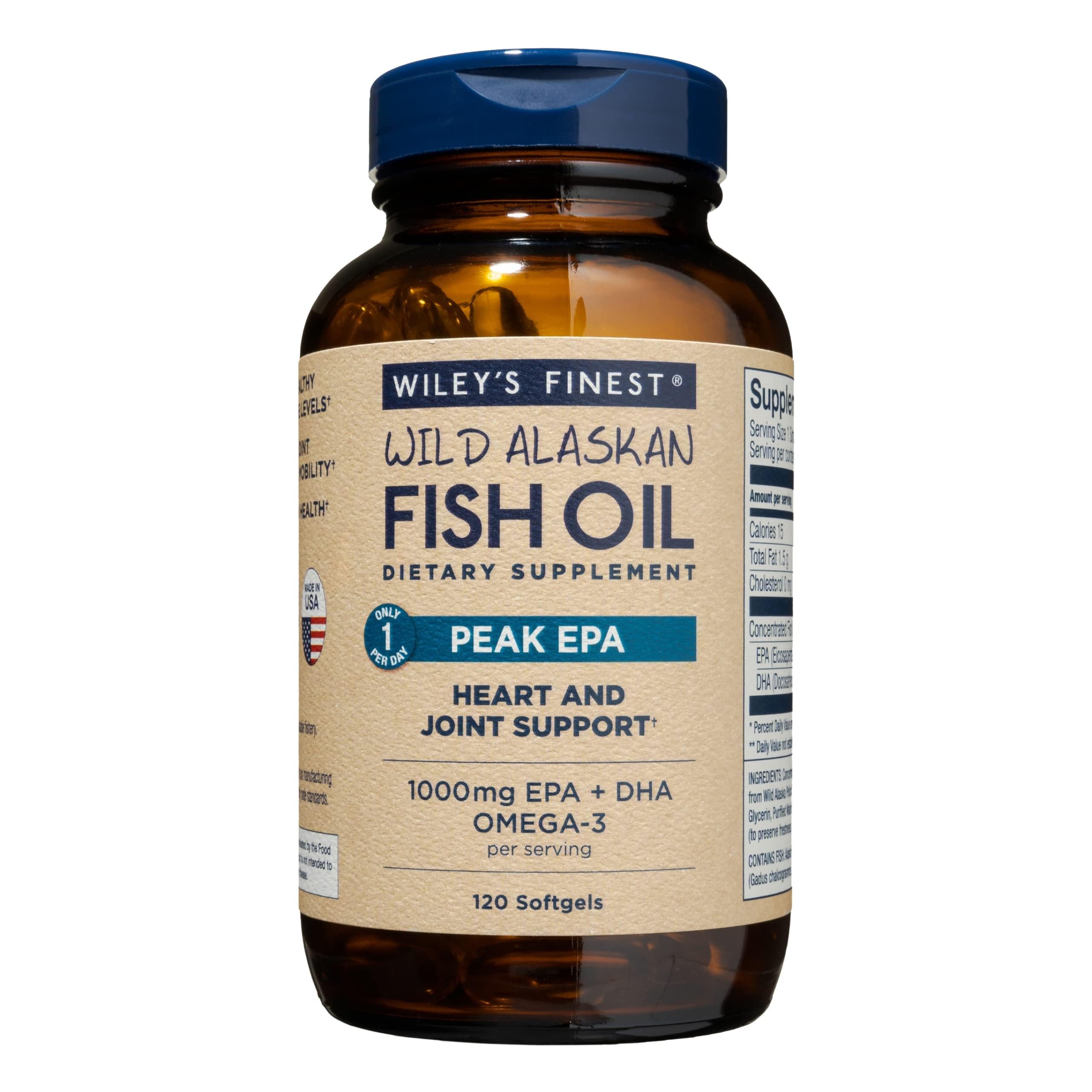 미국산 알래스카오메가3 1000mg EPA DHA 120정 - 메인 이미지