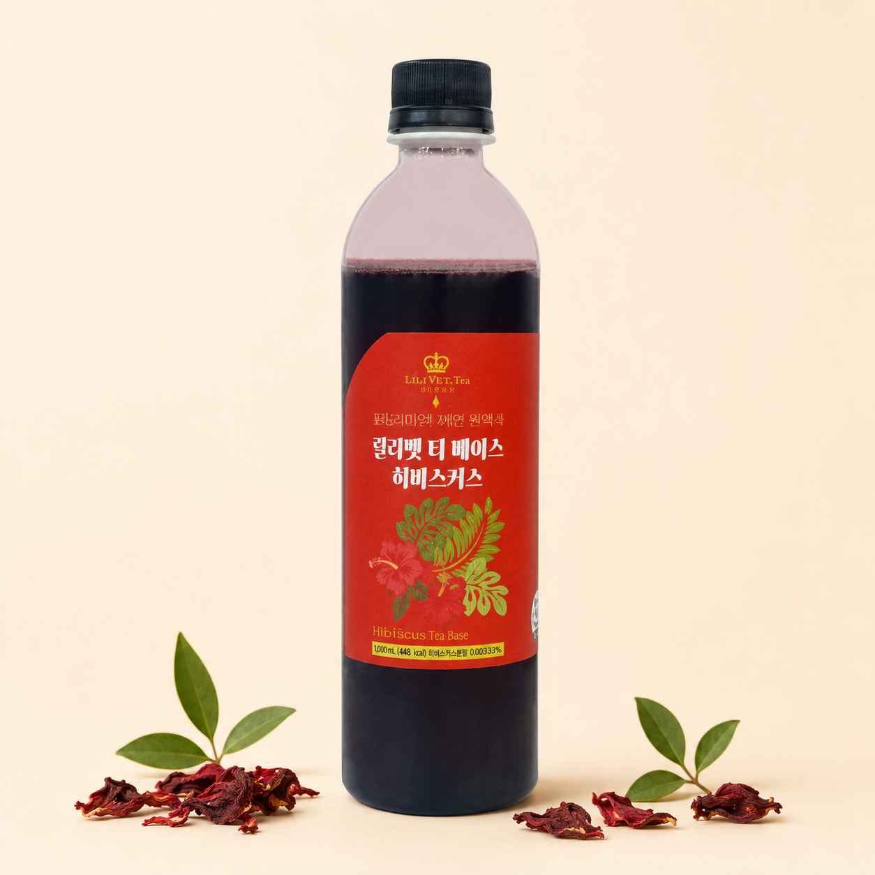 릴리벳 히비스커스 티베이스 원액 450g 대량구매 20병 - 상세 이미지 3