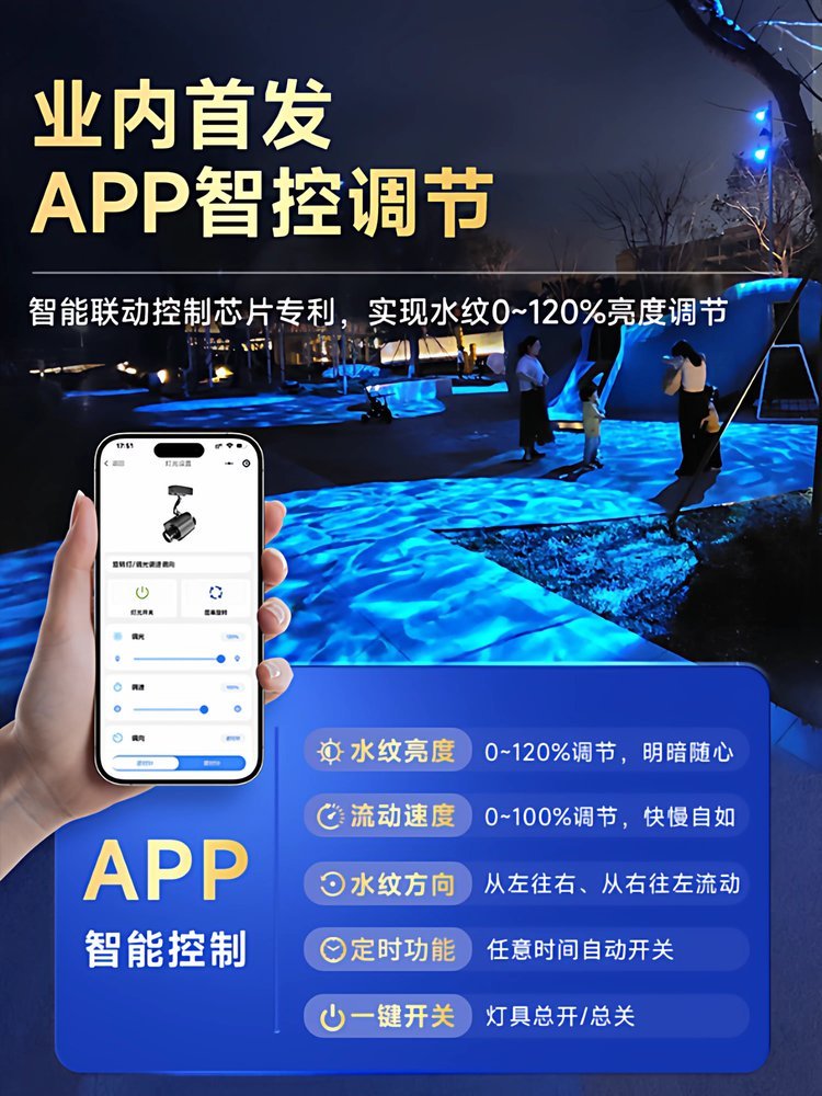LED 물결조명 램프 인테리어 웨이브 감성 벽 무드등 40W - 상세 이미지 5