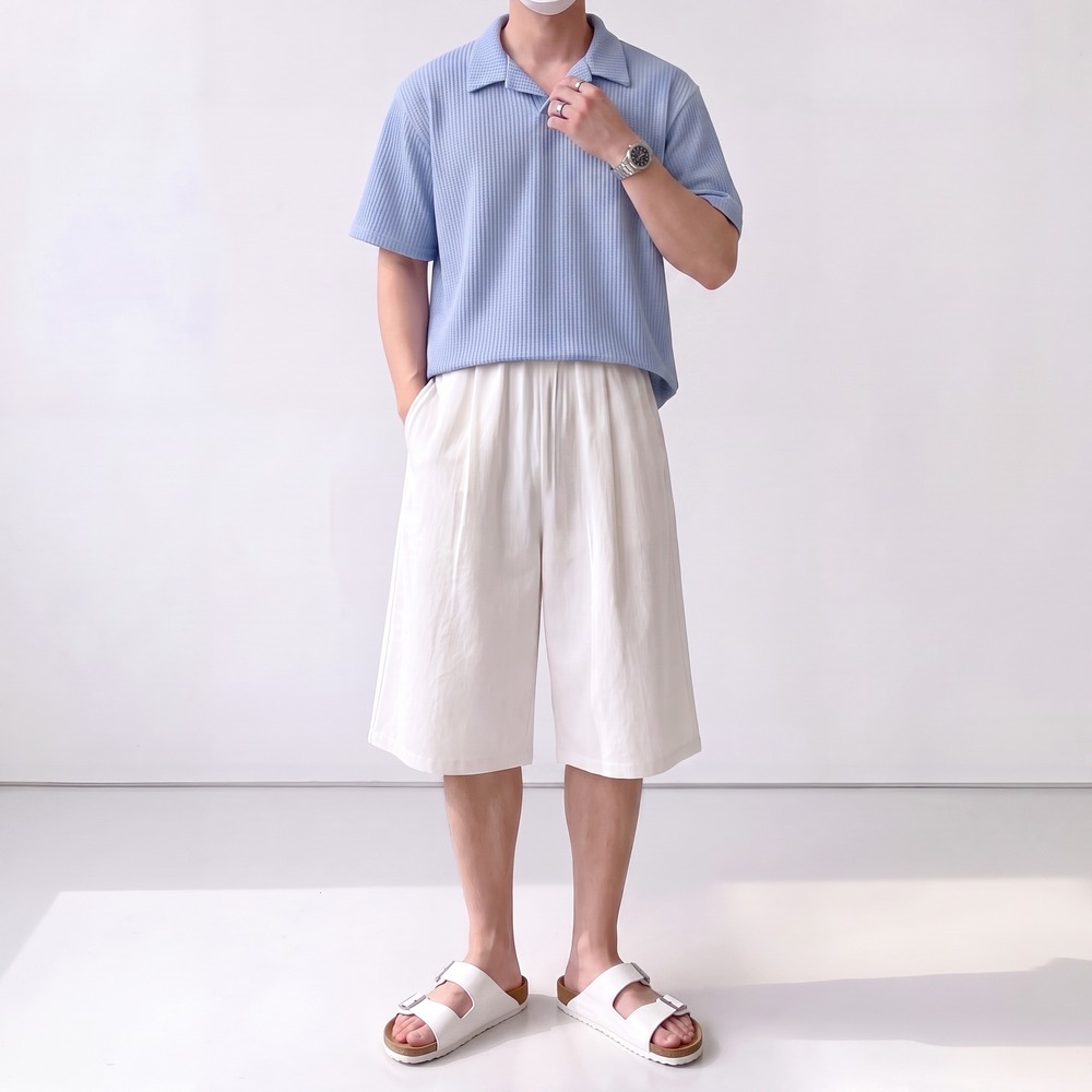 남자린넨반바지 남자벌룬팬츠 - 상세 이미지 3
