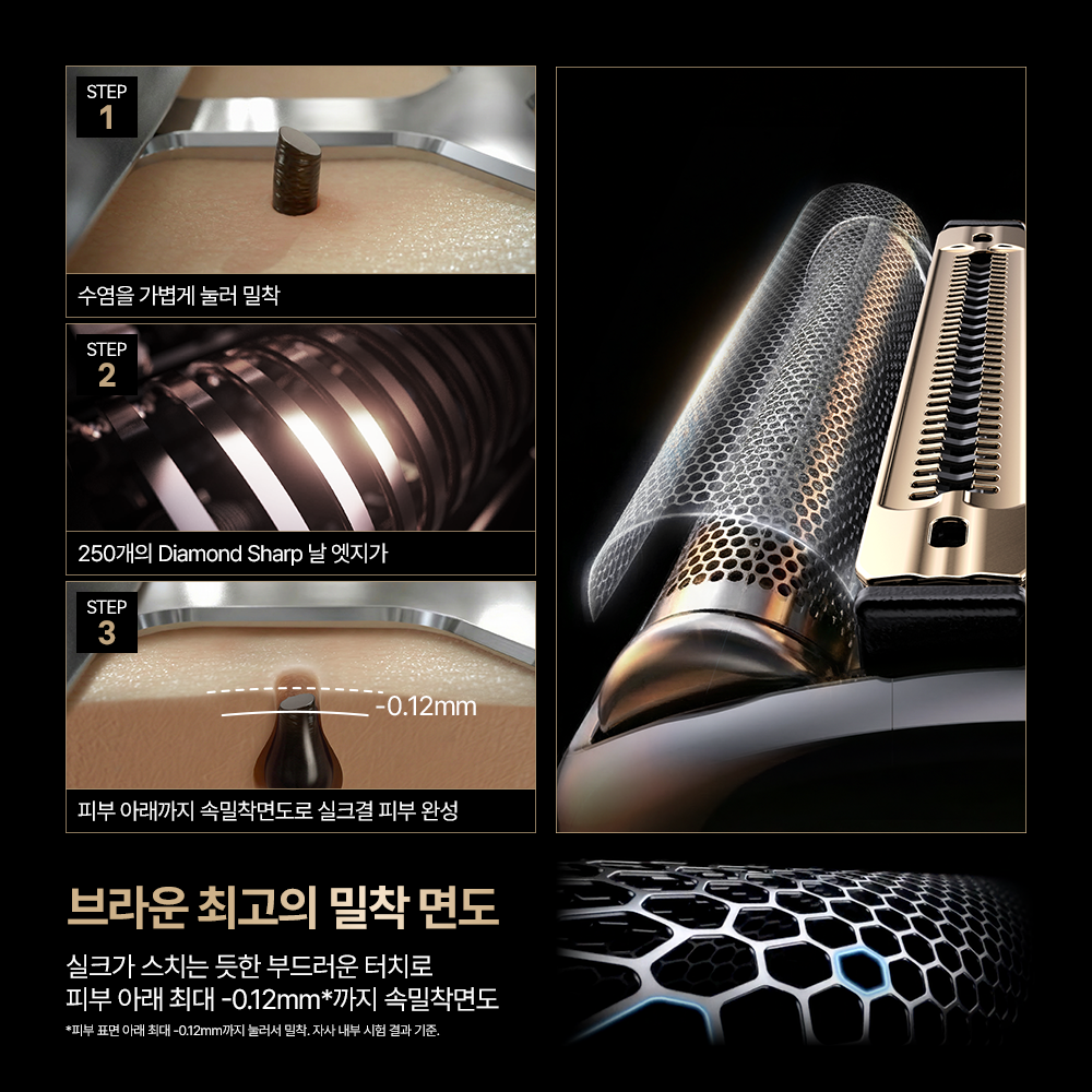 브라운 전기면도기 NEW 시리즈 NEVO 11010C 세척&충전스테이션 모델(그라파이트) 이미지 3