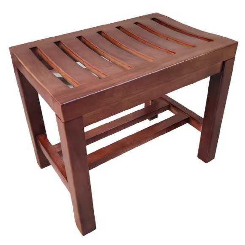 사우나의자 원목 스툴 낮은 목욕 체어 방수 찜질방 35cm - 상품 이미지