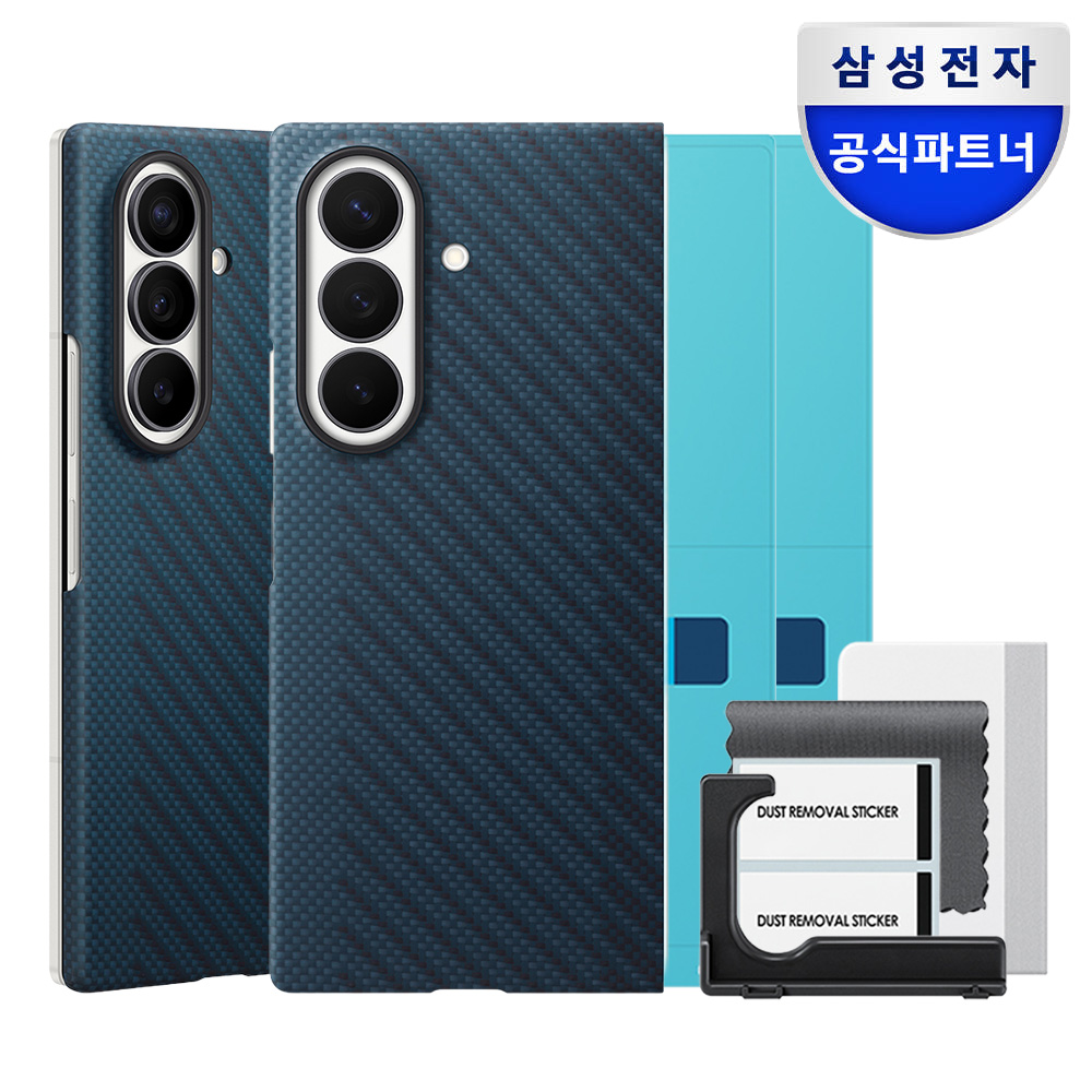 삼성 정품 카본 맥세이프 마그넷 케이스 블루, 갤럭시Z 폴드8 울트라 - 상세 이미지 3