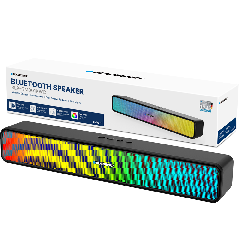블라우풍트 블루팝 LED 올인원 블루투스 사운드바 스피커 BLP-GM301 - 메인 이미지