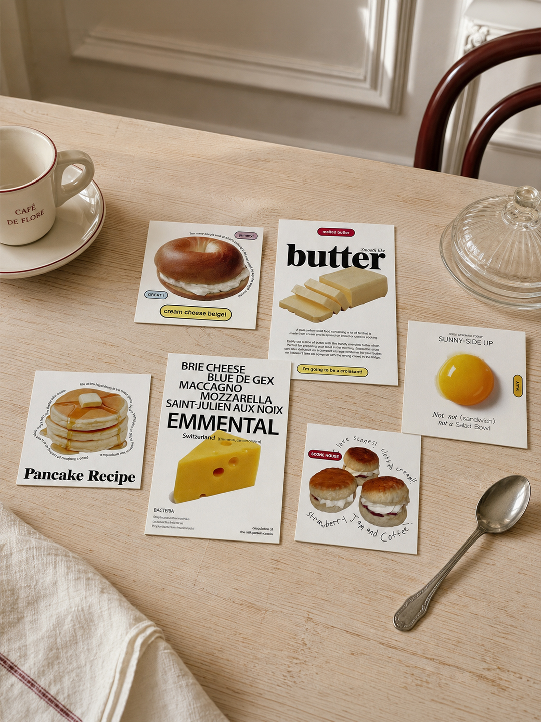 인테리어 엽서 미니포스터 감성포스터 홈카페 주방인테리어 벽꾸미기 BUTTER - 상세 이미지 4
