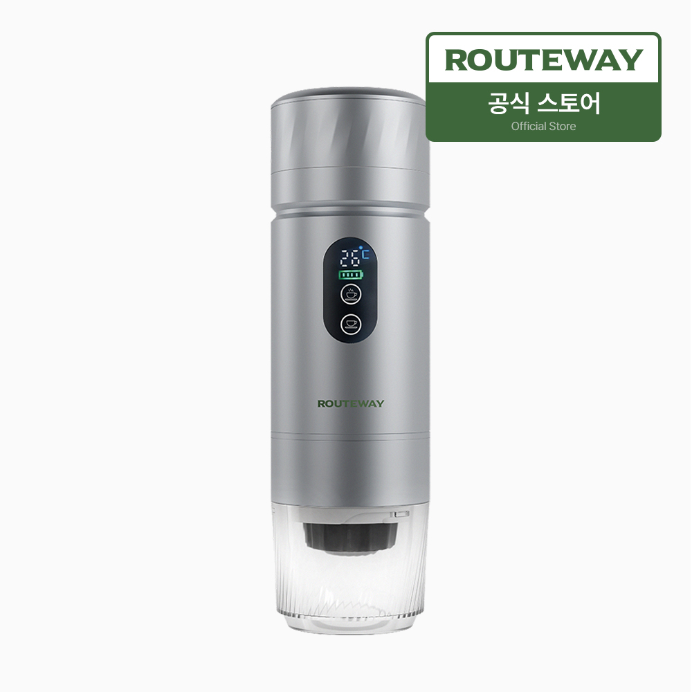 루트웨이 타임프레소 휴대용 커피메이커 히팅 캡슐 머신 에스프레소 추출기 미니 캠핑용 야외