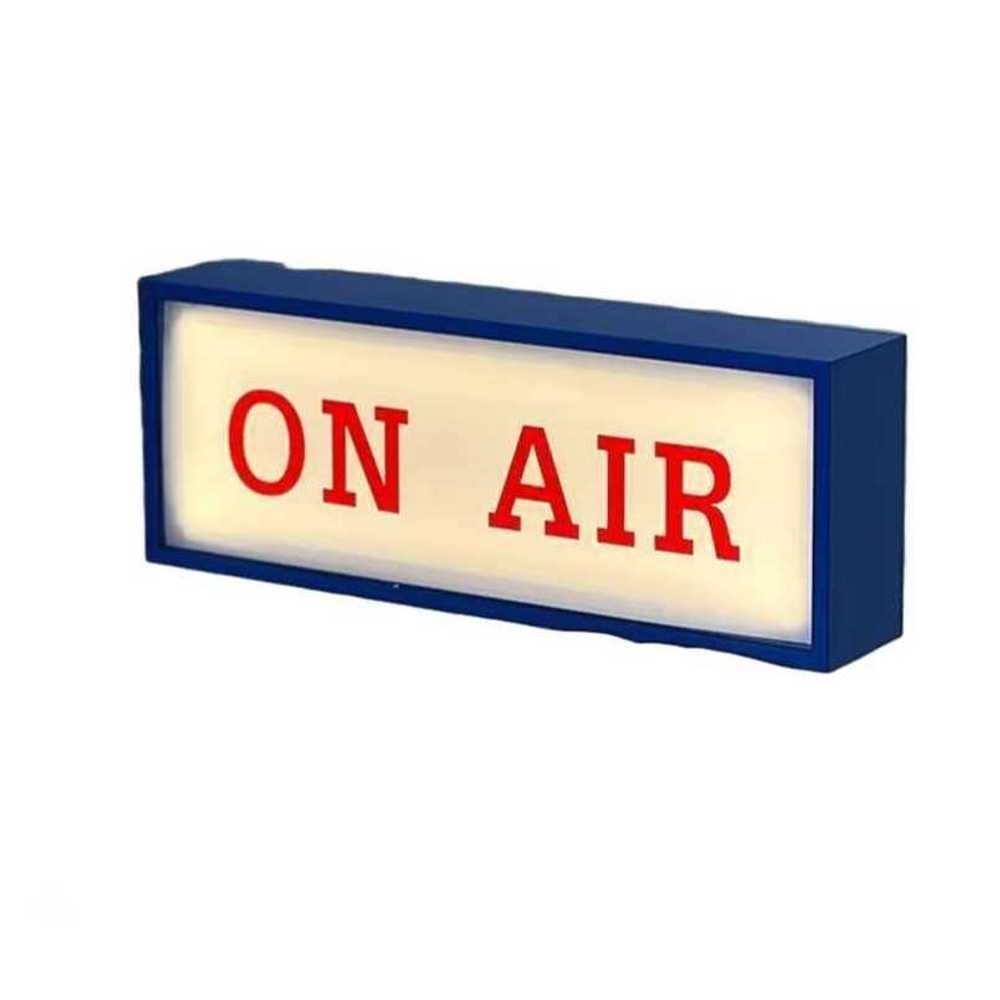 ONAIR 조명 스튜디오 생방송 라이트박스 라이브 감성 40x15 블루 - 상품 이미지
