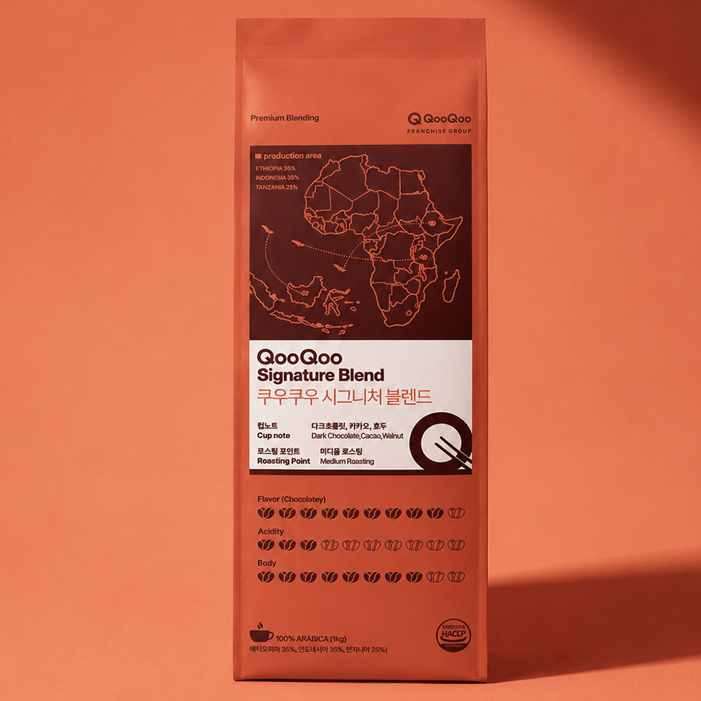 쿠우쿠우 시그니처 블렌드 커피 원두 1kg - 상세 이미지 5