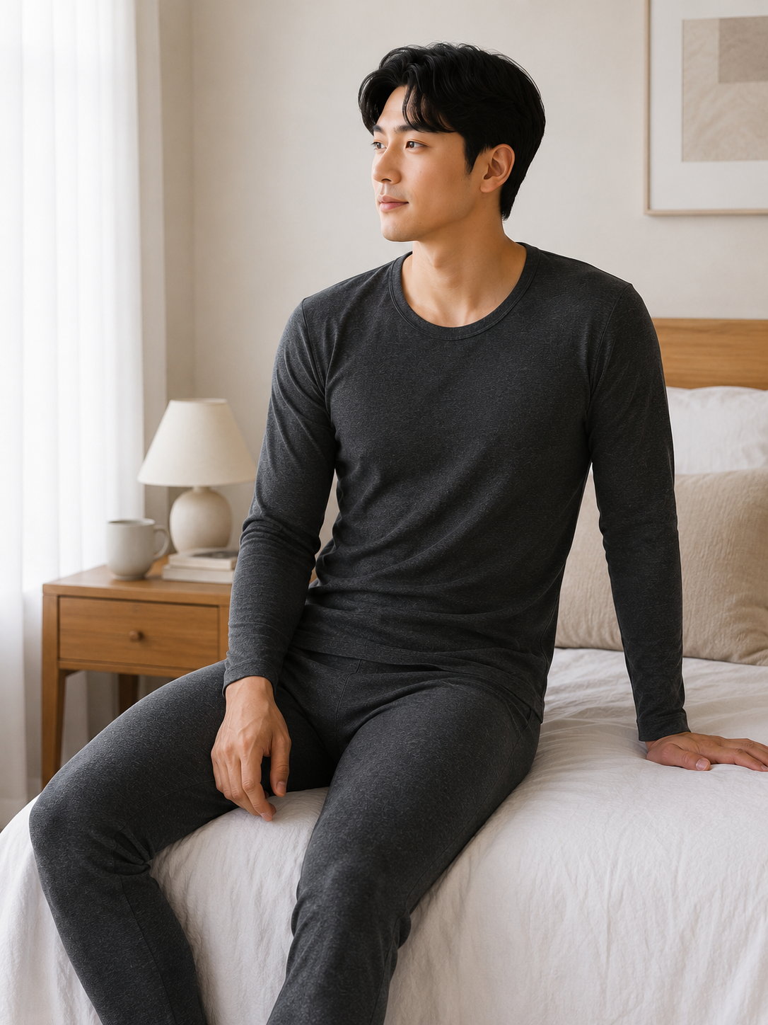 제임스딘 by올로 융기모 남성 내의 상하세트 jfmive21 - 메인 이미지