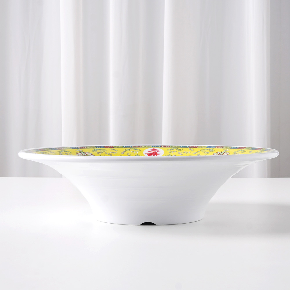 이화 멜라민 면기 중식 짬뽕 마라탕 그릇 26cm, 오복 - 상세 이미지 3