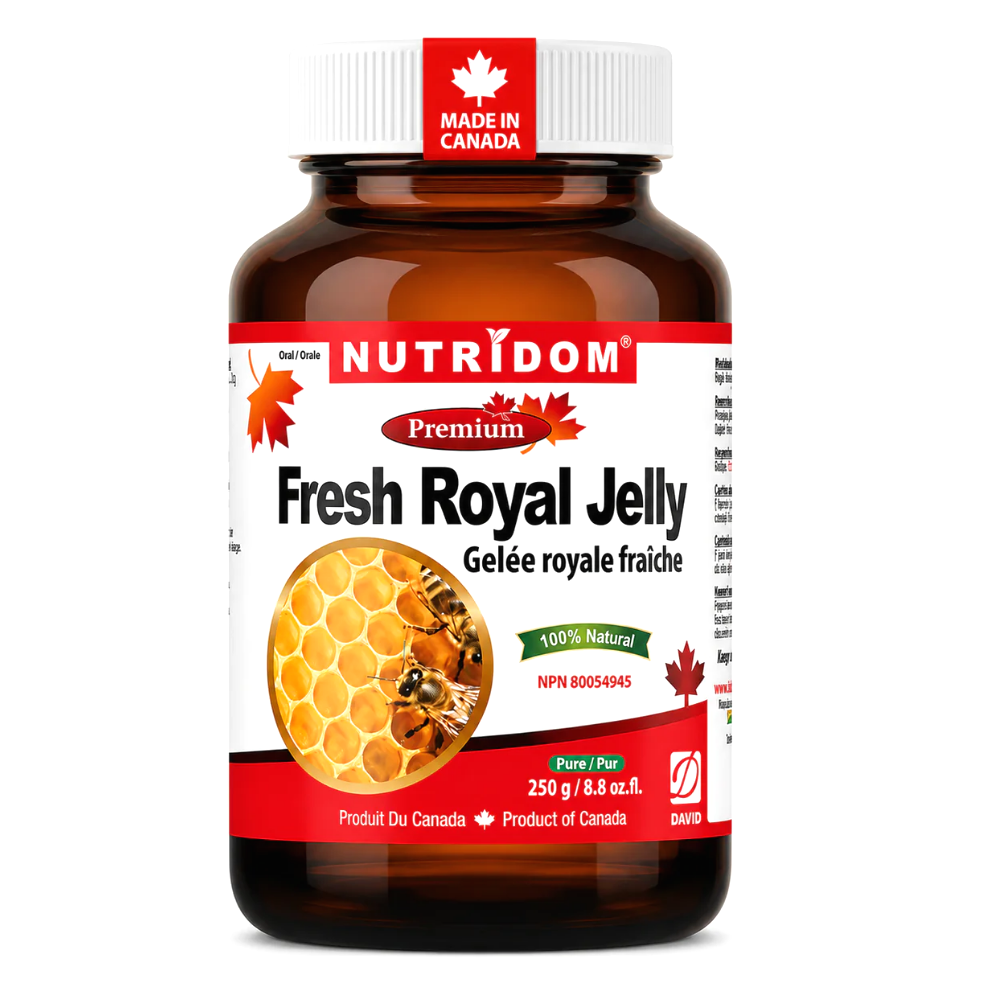 뉴트리돔 캐나다 프리미엄 100% 생로얄제리 천연 로열젤리 냉장배송 250g, 1개 - 상품 이미지