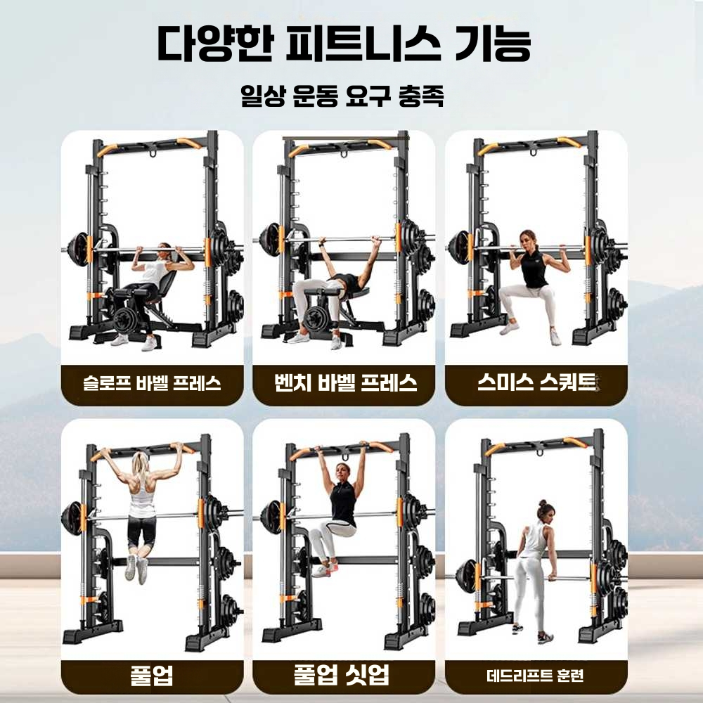 딥스머신 턱걸이 풀업 기구 스쿼트 피티샵 치닝디핑 기본모델 이미지 6