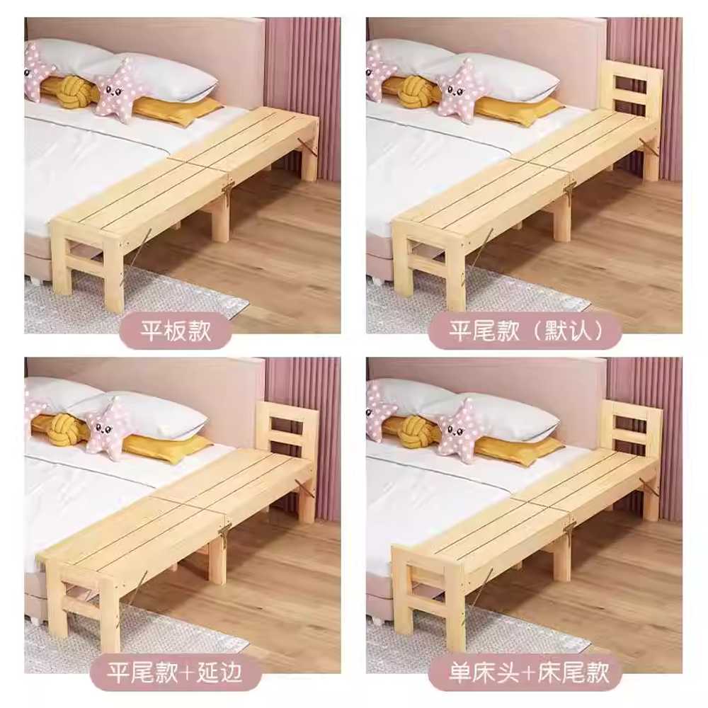 평상 마루 침대 간이 접이식 조립식 원목 프레임 평상 120x20x40 - 상세 이미지 4