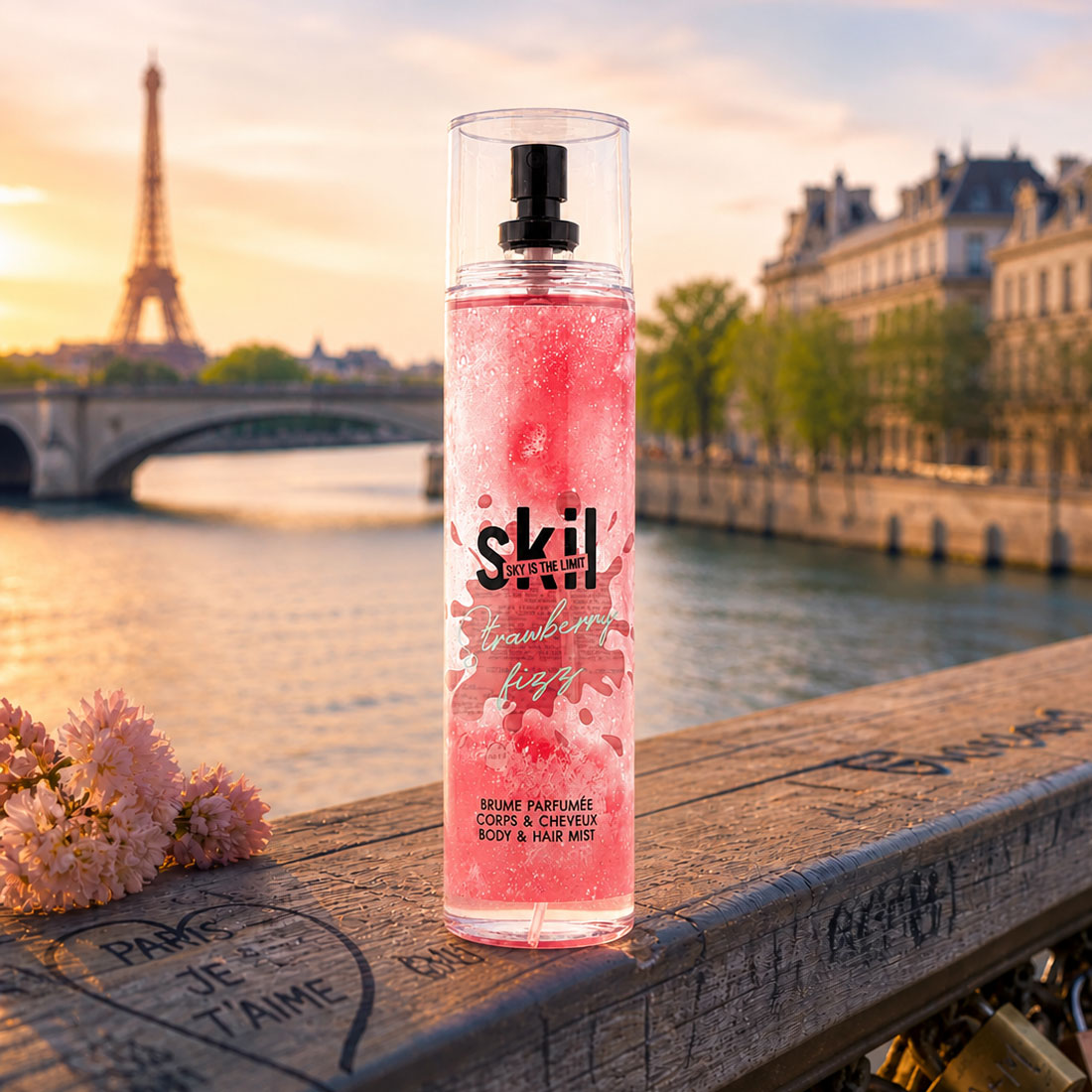 장아떼 Skil 헤어바디 미스트 프랑스향기 스트로베리 피즈, 250ml, 1개 - 상세 이미지 2