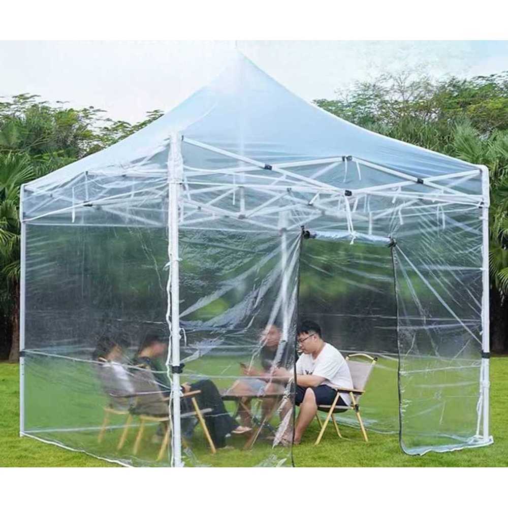 농막텐트 바람막이 축제 그늘막 천막 방수 차양막 3x3m 자동 랙 - 상품 이미지