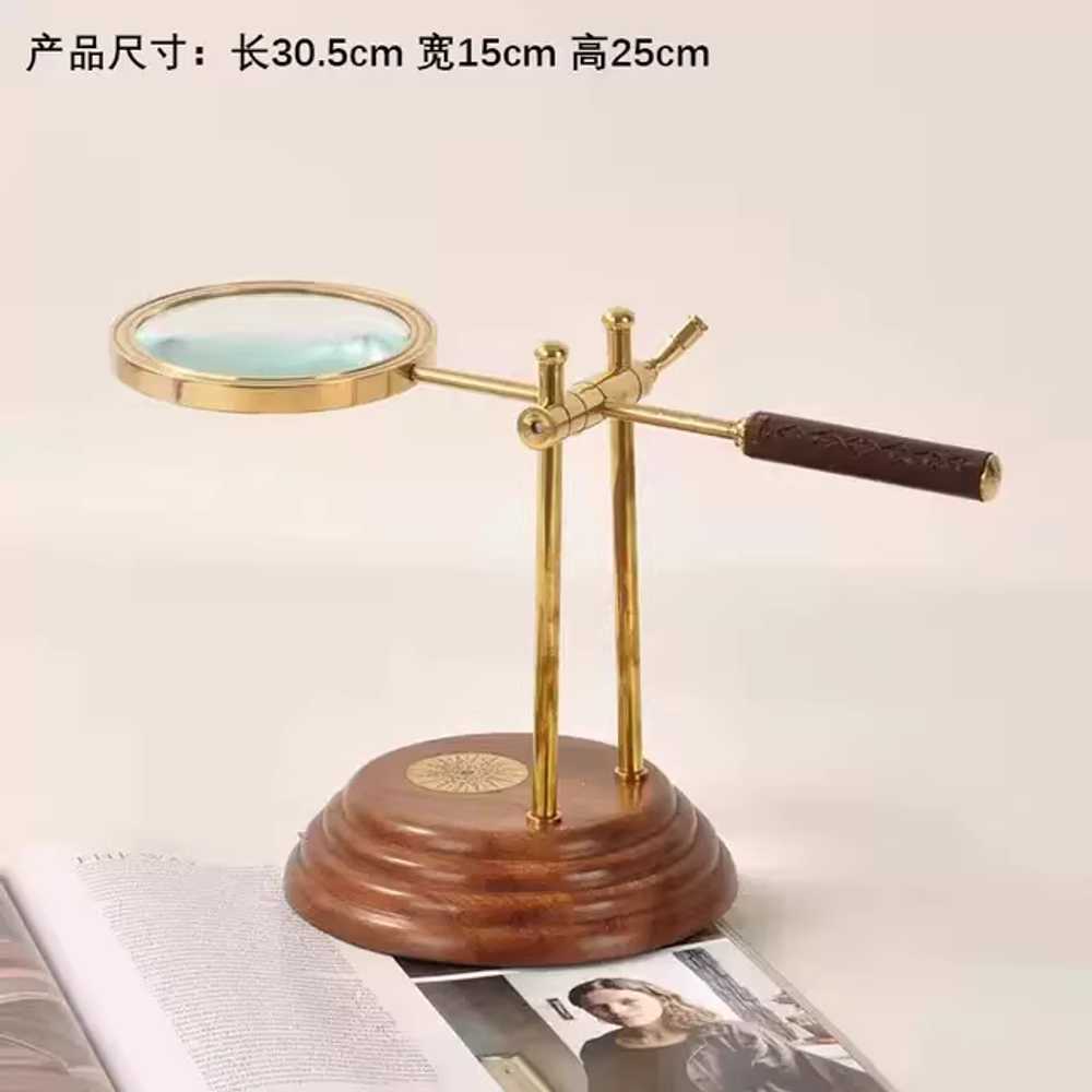 엔틱 스탠드 돋보기 확대경 빈티지 골동품 레트로 A타입 - 상세 이미지 4