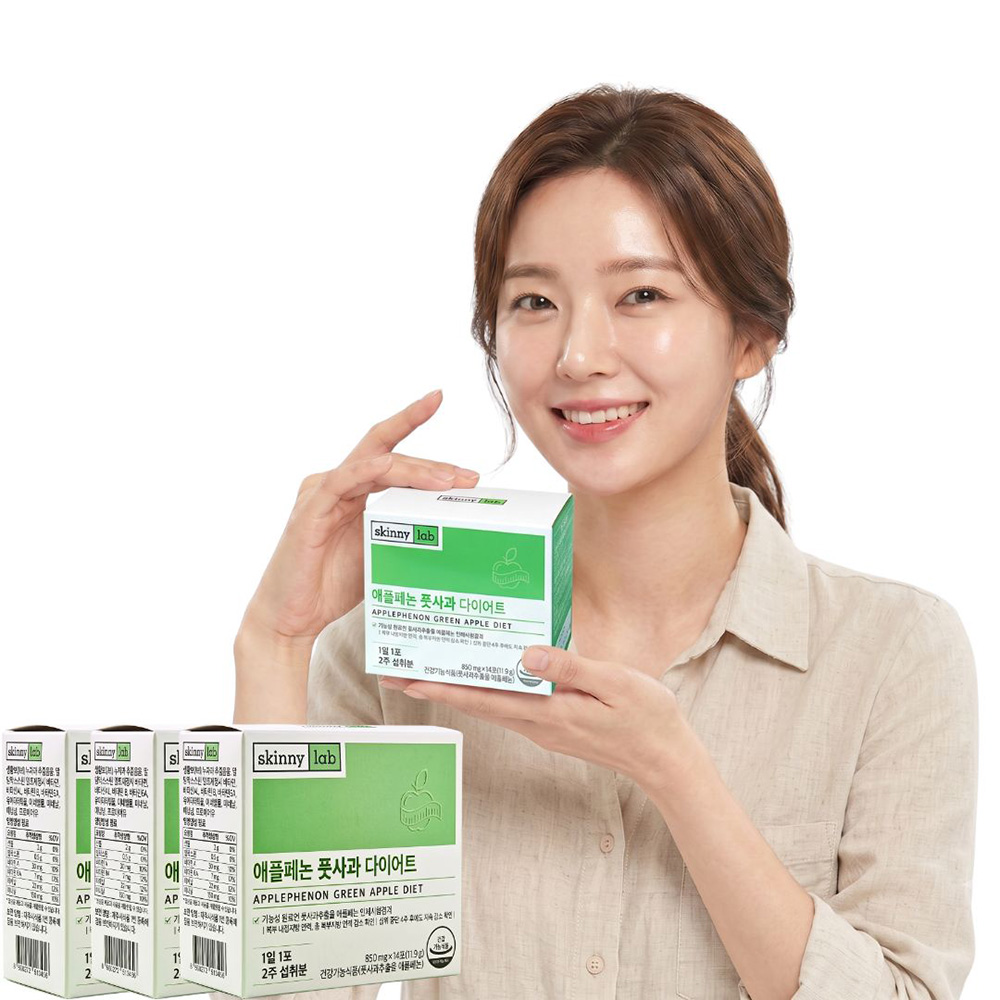 스키니랩 애플페논 풋사과 다이어트 효능 850mg 14포, 2개 - 상세 이미지 3