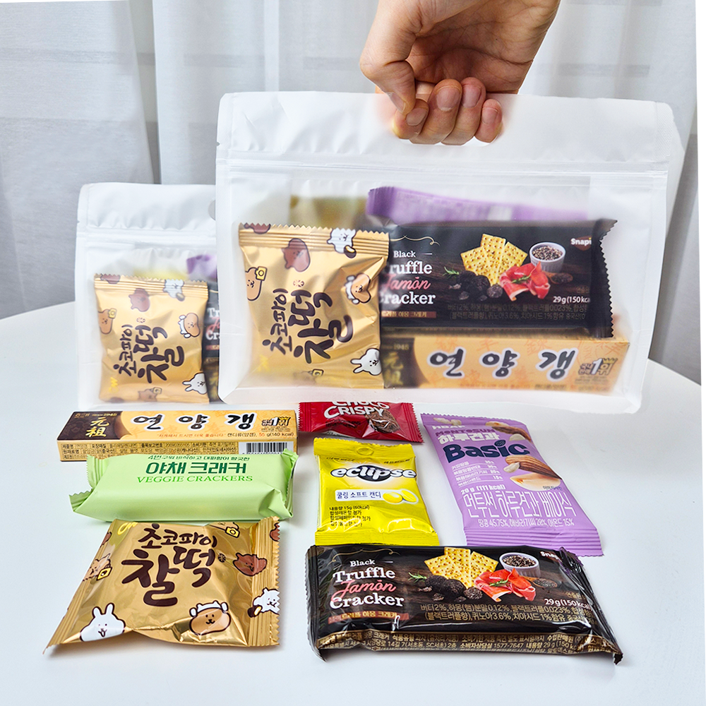 결혼식버스 간식 웨딩촬영 과자 워크샵 간식선물세트 소포장 선물세트 이미지 8