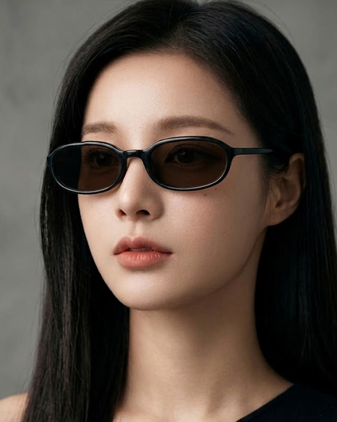 [N도착보장]치미 이디스 Edith Dark Brown  뿔테 씬스퀘어 선글라스 (네이버풀필먼트) - 상품 이미지