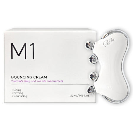 경락괄사마사지 리파 카사 M1 화이트 + 가히 바운싱 크림 50ml