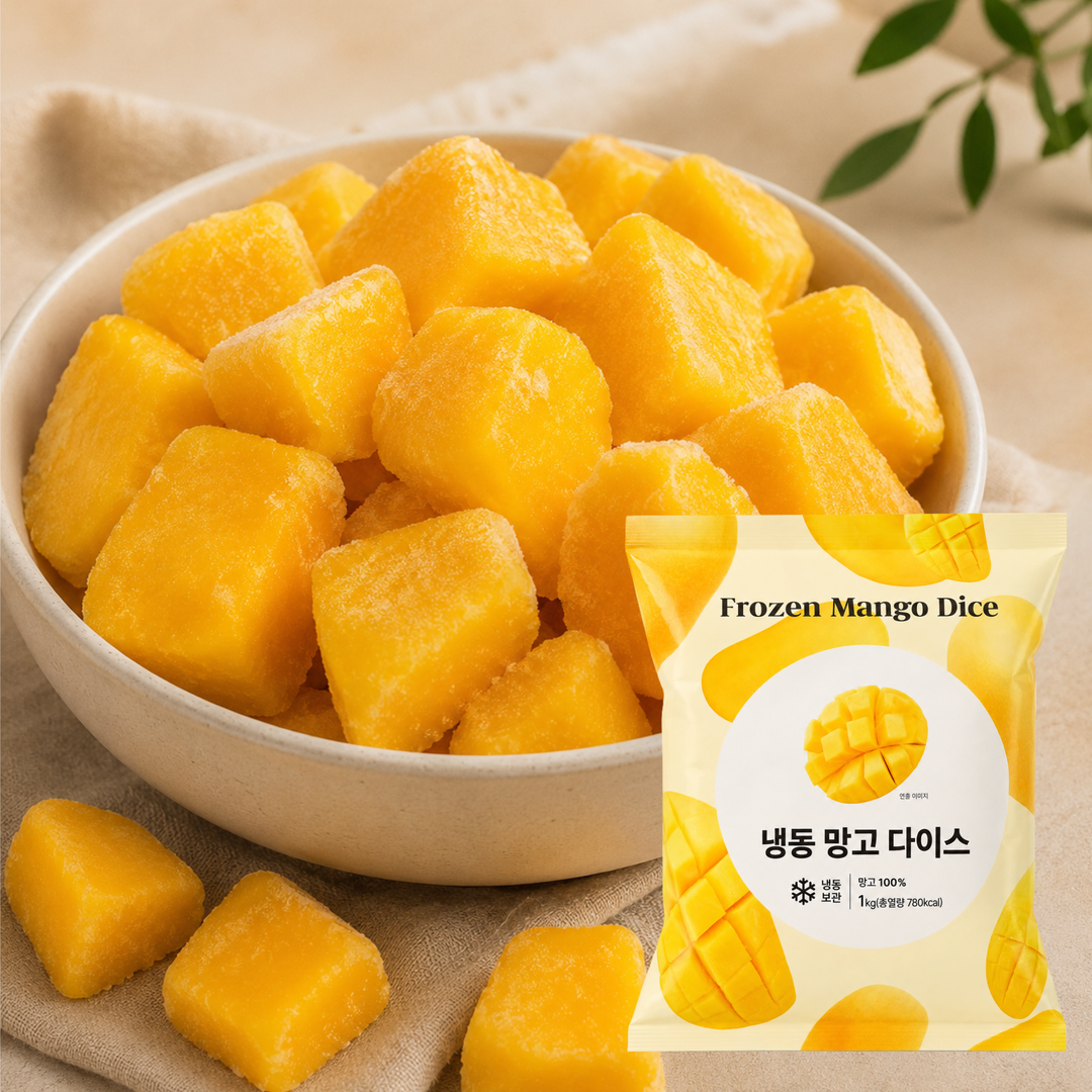 냉동 망고 1kg, 1개 - 상품 이미지