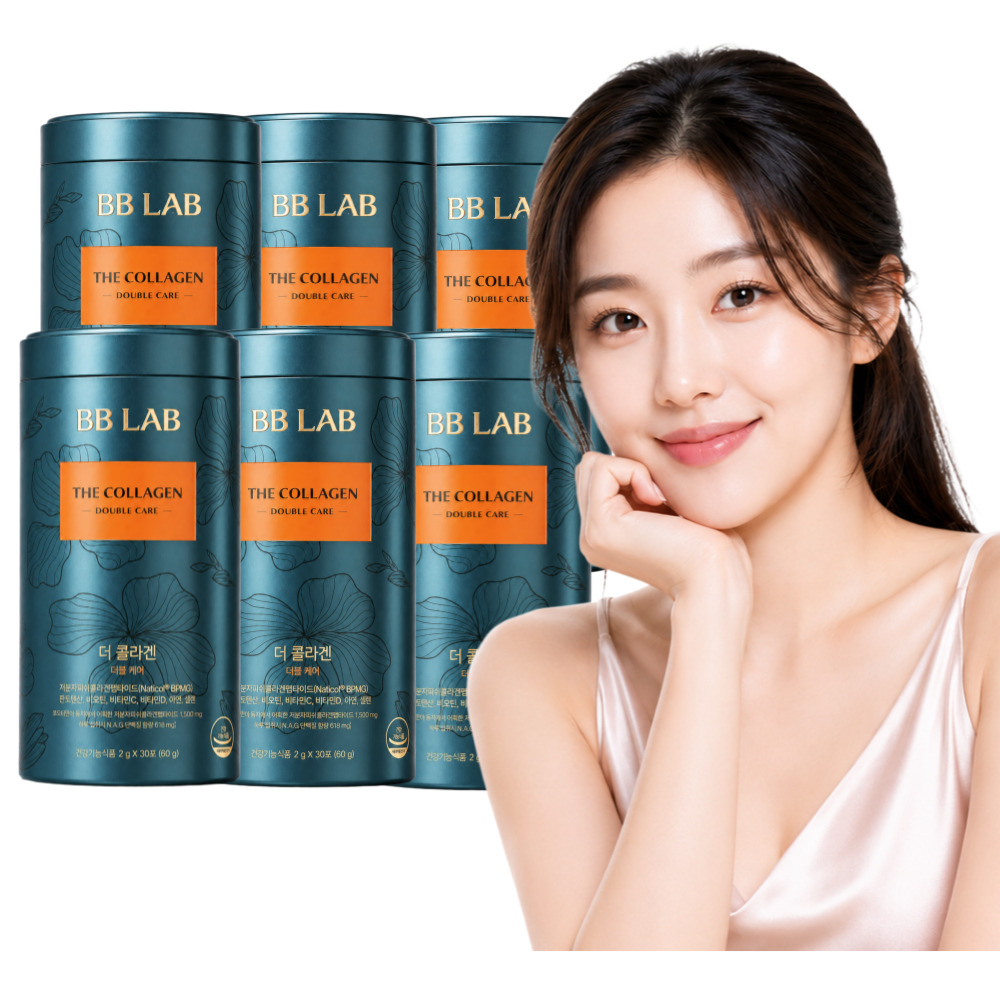 비비랩 더 콜라겐 더블케어 2g x 30포 6통 6개월분 - 상품 이미지
