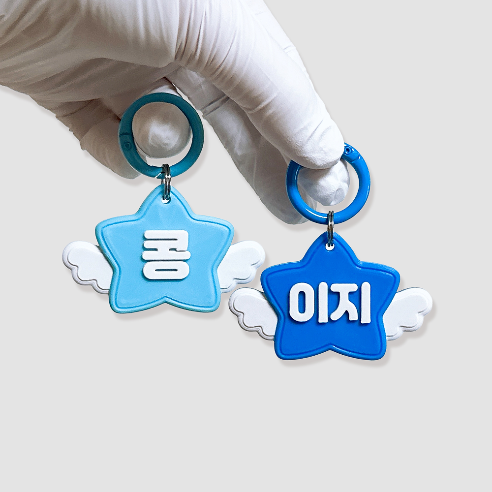 니어블리 강아지 인식표 반려견 별 네임택 어린이집 유치원 이름표 이미지 6