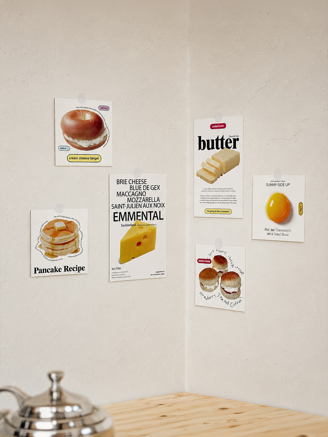 인테리어 엽서 미니포스터 감성포스터 홈카페 주방인테리어 벽꾸미기 BUTTER - 상세 이미지 3