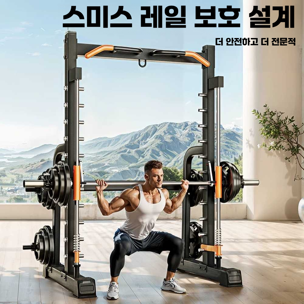 딥스머신 턱걸이 풀업 기구 스쿼트 피티샵 치닝디핑 기본모델 - 상세 이미지 3