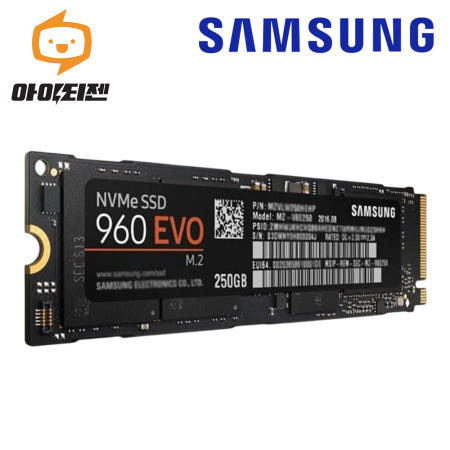 삼성전자 [중고]하드디스크 SSD M.2 NVME 2280 내장 250GB 삼성 EVO 960
