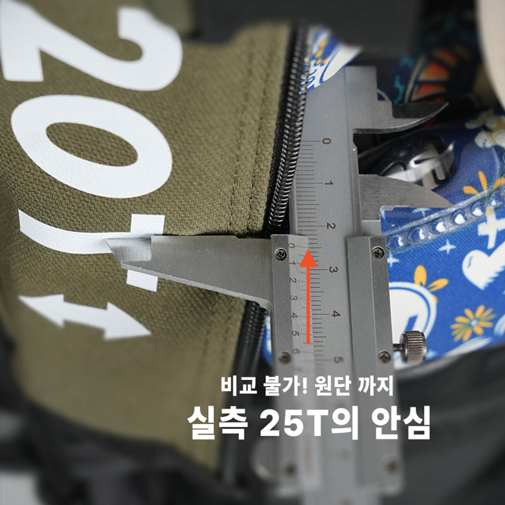 컬러홀릭 골프채 보호커버 후드커버형 3종 충격완화 20T 완충패드 카키 - 상세 이미지 3