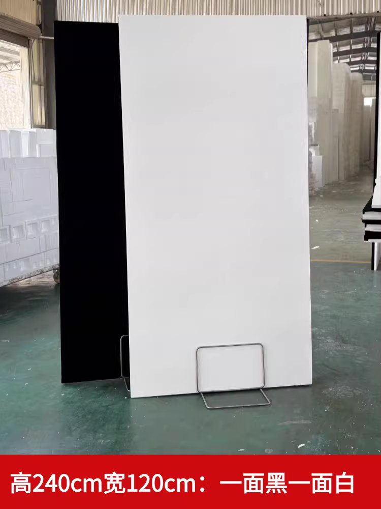 사각 반사판 스탠드 거치대 영상 유투버 촬영용 방송 화이트 200x100x5cm - 상세 이미지 4