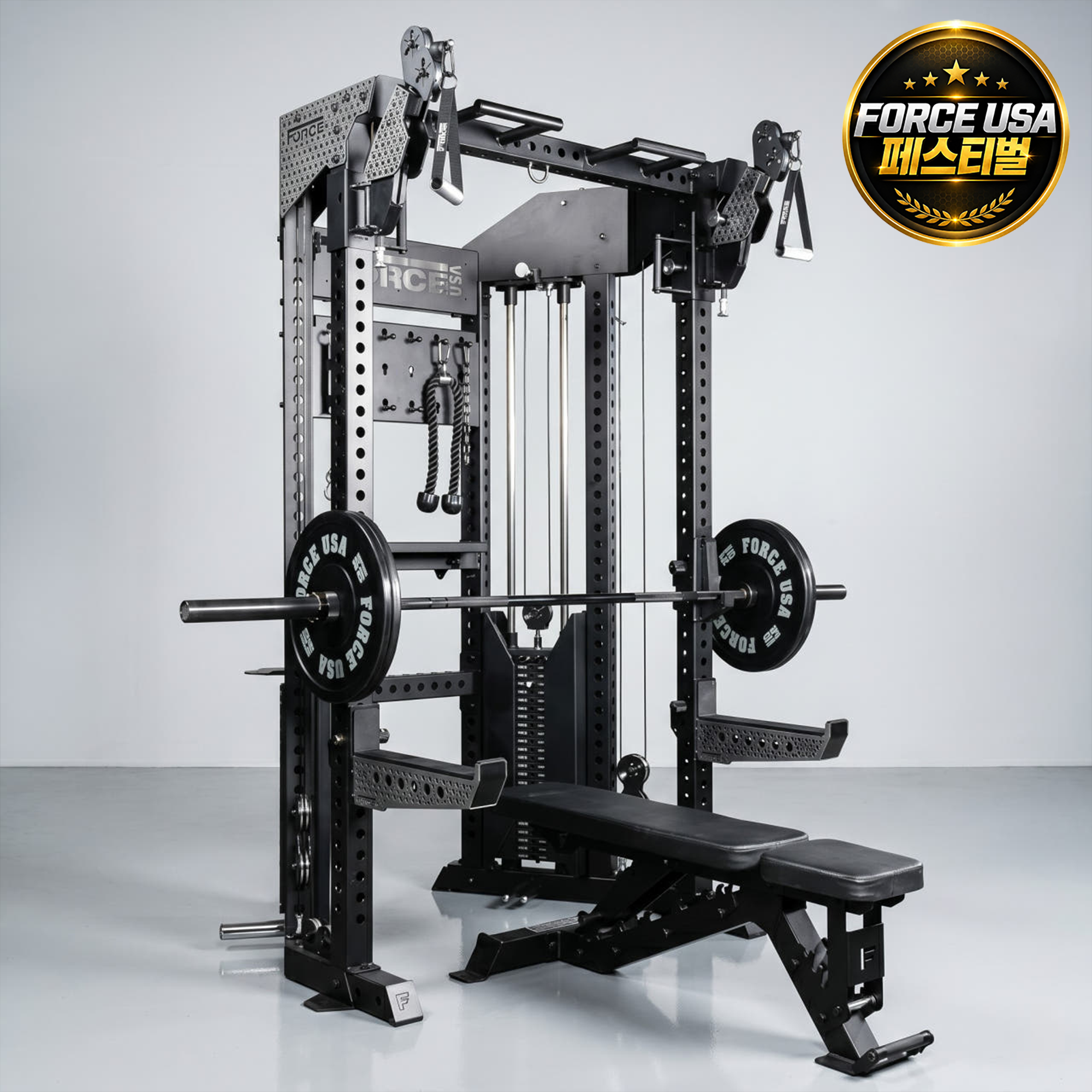 [Force 페스티벌] Force USA Functional Trainer Rack 올인원 듀얼폴리 멀티 파워랙 - 상품 이미지