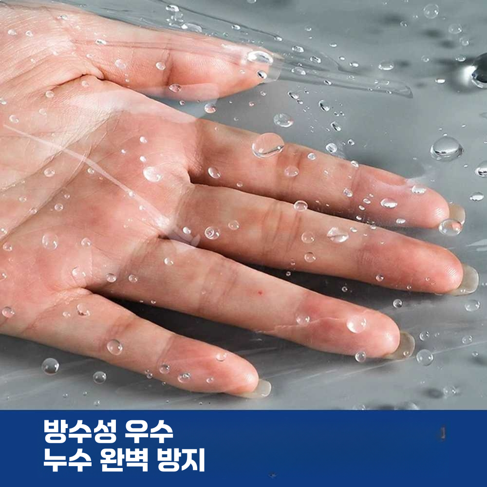 바베큐텐트 주차장 포장마차 테라스 소형 마당 이동식 2.5x2.5m 화이트 + 투명 탑 천 - 상세 이미지 3