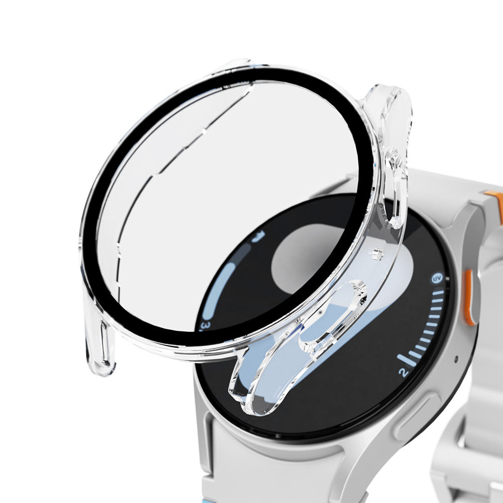 아이엠듀 갤럭시워치7 케이스 44mm 강화유리 풀커버 하이브리드 투명 케이스 - 상품 이미지