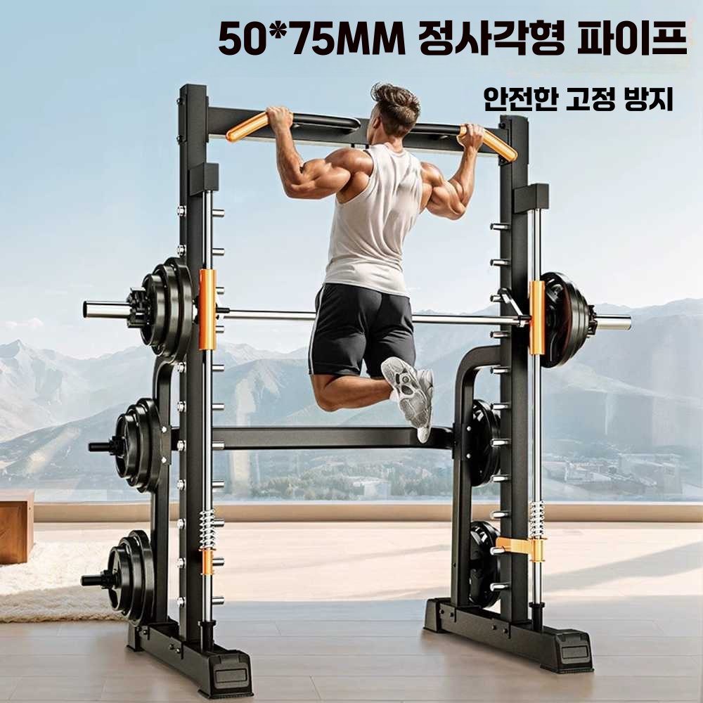 딥스머신 턱걸이 풀업 기구 스쿼트 피티샵 치닝디핑 기본모델 - 상세 이미지 4