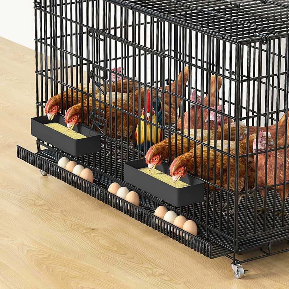 닭사육장 울타리 가금류 비둘기 메추라기 농촌 산란장 85x60x70+4종구성사진참조 - 상세 이미지 4