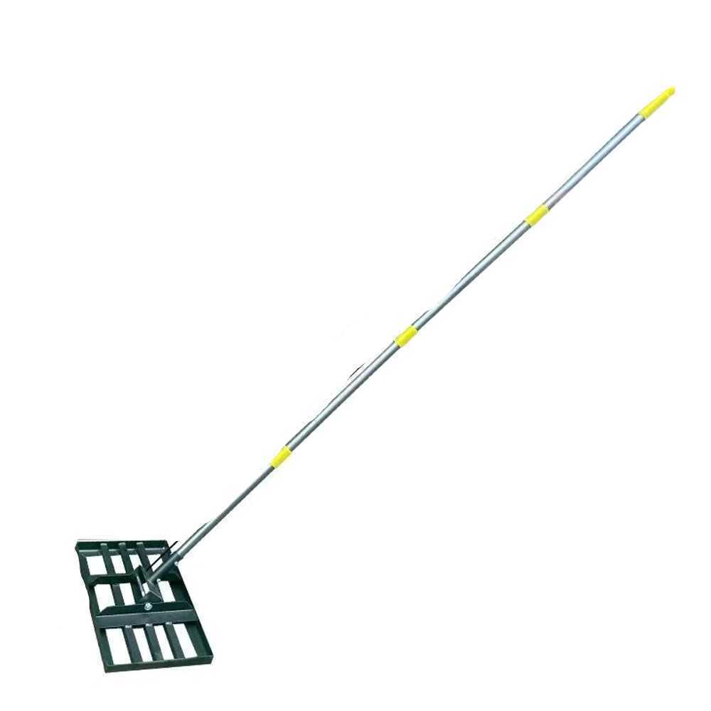 마당 평탄작업 다짐기 레벨기 잔디 원예 정원 작업기 43x26 블랙 - 상품 이미지