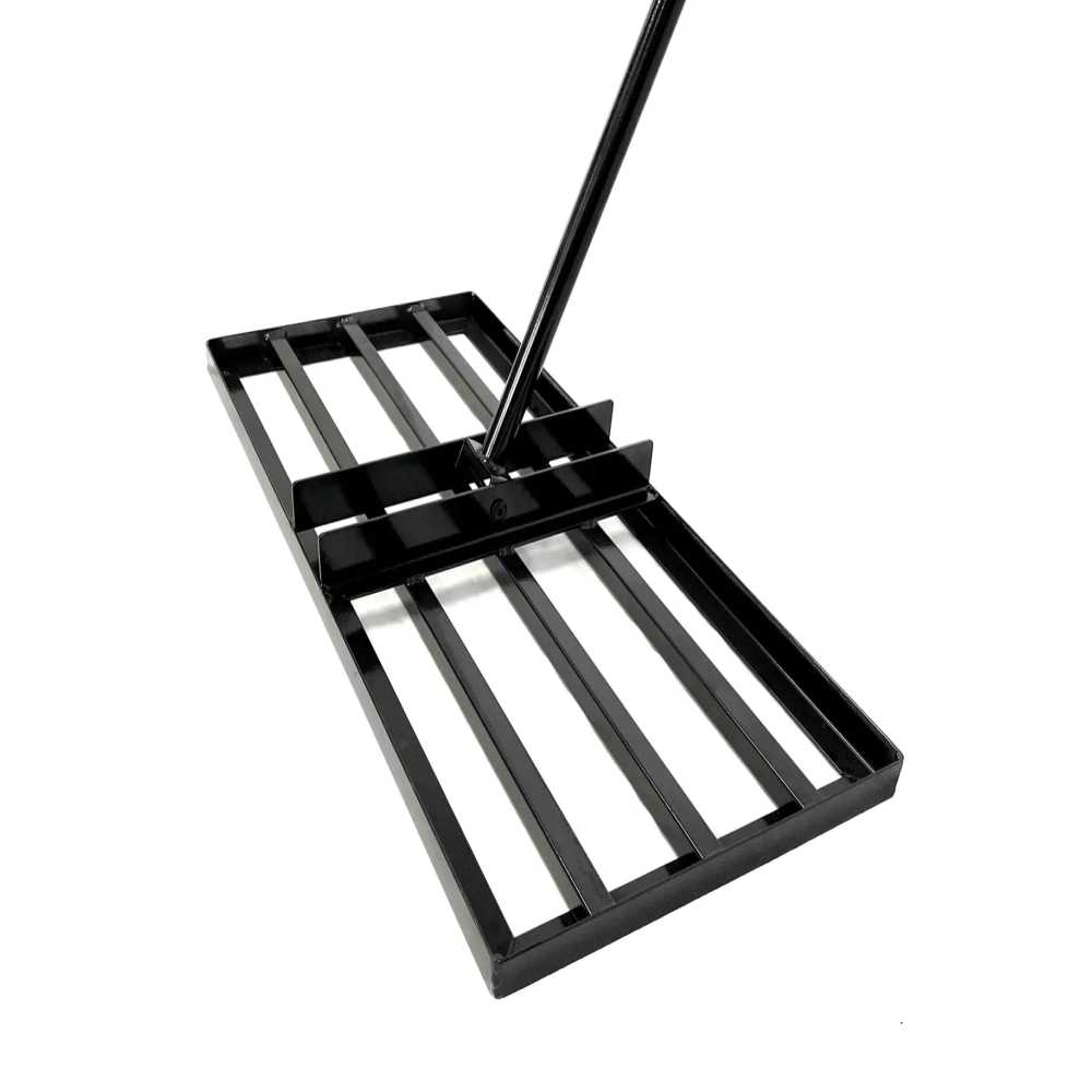마당 평탄작업 다짐기 레벨기 잔디 원예 정원 작업기 43x26 블랙 이미지 6
