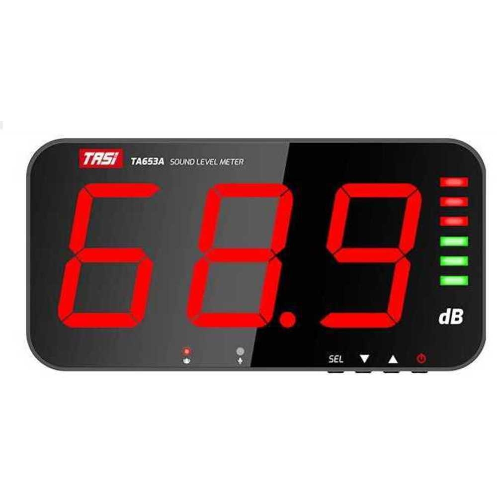 벽걸이 소음 측정기 스크린 데시벨 고정밀 건설현장 TA653A (내장 센서) - 상품 이미지