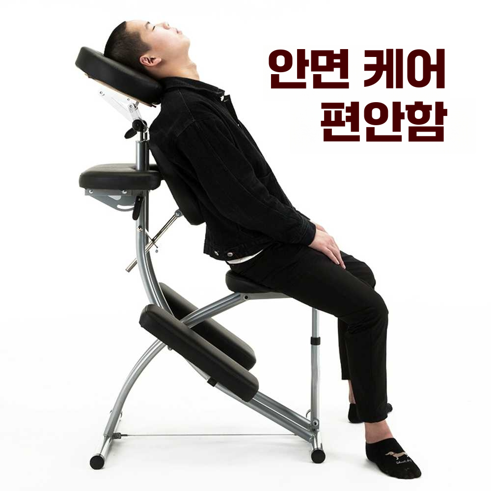 문신 의자 괄사 경추 장비 두피 관리 리프팅 장비 블랙 - 상세 이미지 4