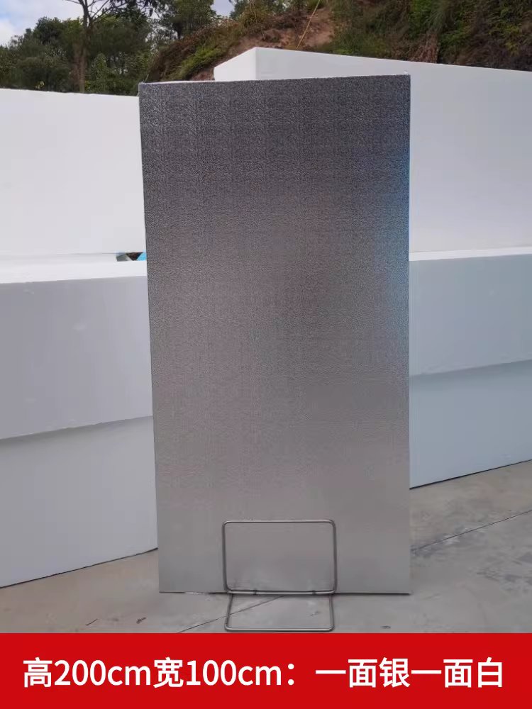 사각 반사판 스탠드 거치대 영상 유투버 촬영용 방송 화이트 200x100x5cm - 상세 이미지 3