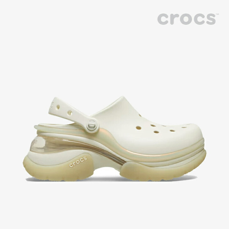 크록스 슈퍼베이 클로그 샌들 슬리퍼 통굽 6cm 키높이 Super Bae Clog - 상품 이미지