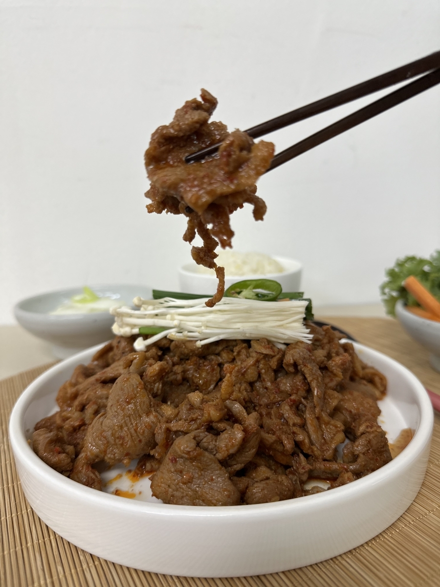 국내산 유황오리불고기 주물럭 HACCP 잡내잡은 비법양념 500g 3팩 외 - 상세 이미지 4