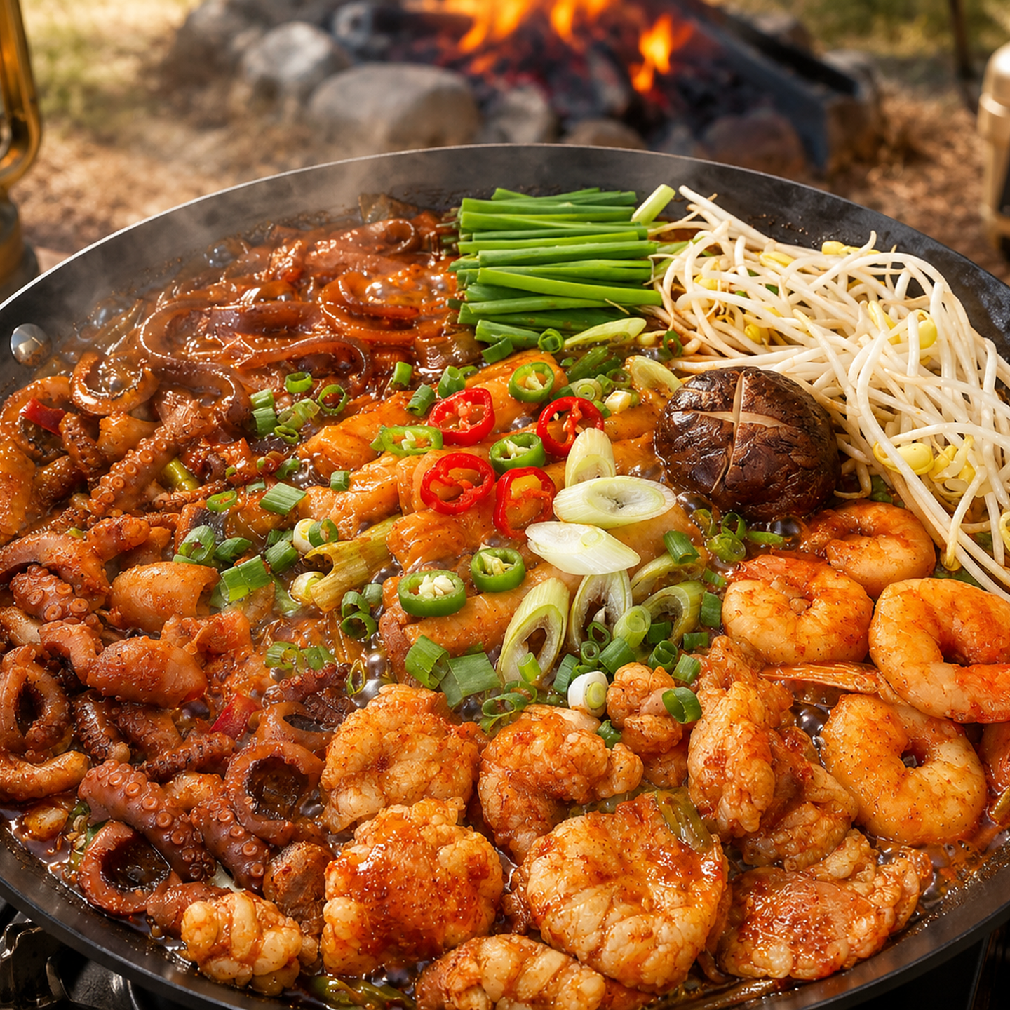 밥앤고 한우곱창 낙곱새 전골 밀키트 850g 캠핑 술안주 - 상품 이미지