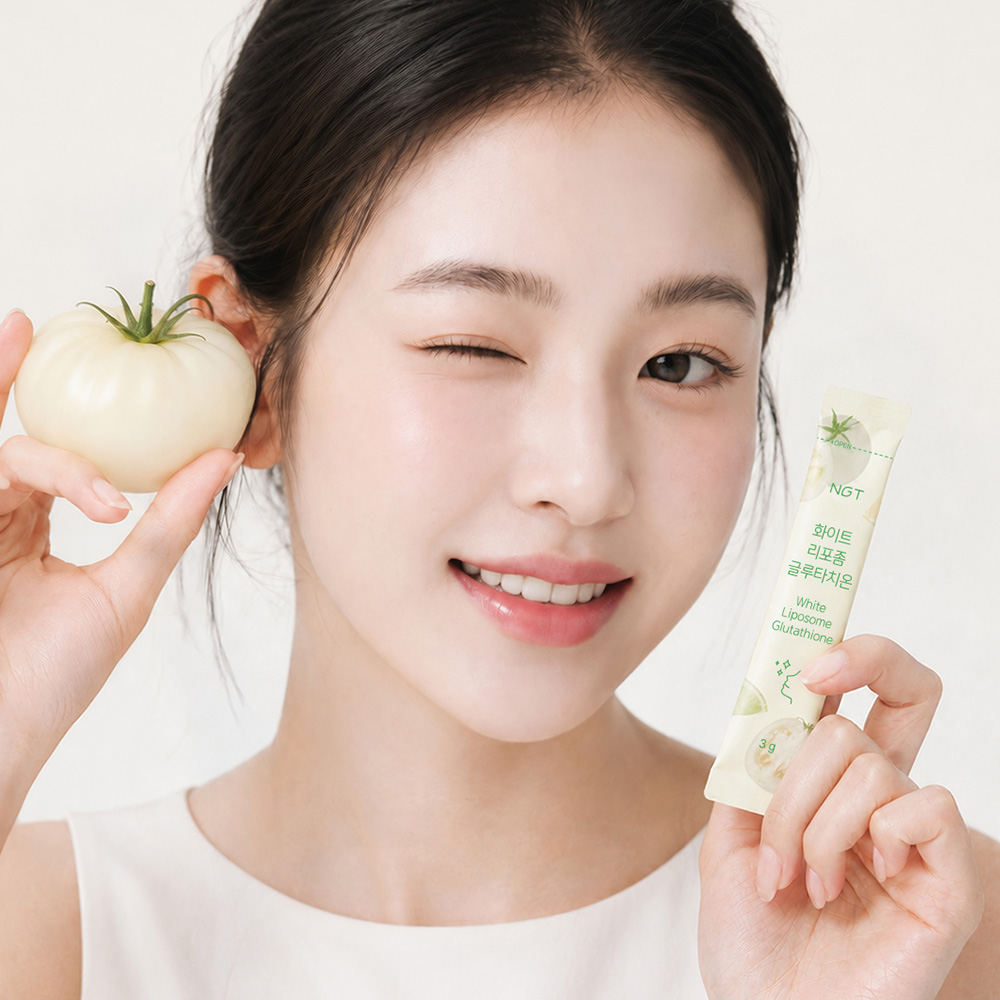 [슈퍼적립] NGT 화이트 리포좀 글루타치온 네츄럴굿띵스 올인원 멜라닌억제 토마토 21포, 1개 이미지 7