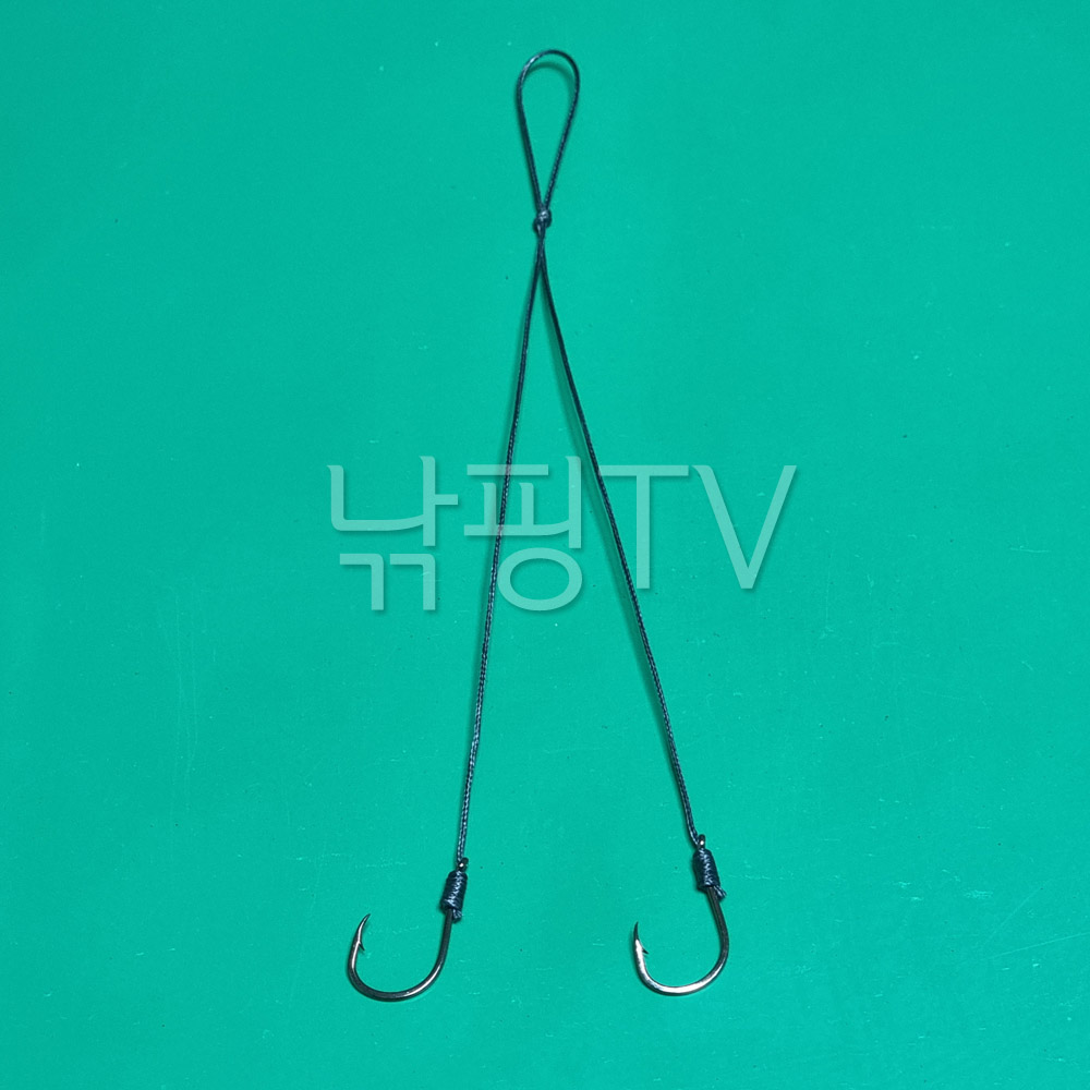 [낚핑TV] 돌돔낚시 바늘7호 쌍바늘 고강도 케브라2중목줄 채비(16합사PE라인12호) - 상세 이미지 2