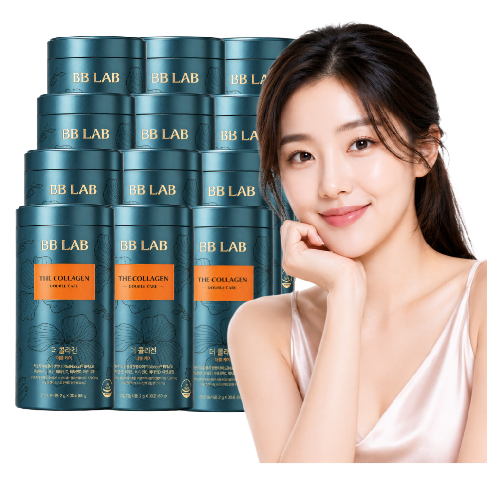 비비랩 더 콜라겐 더블케어 2g x 30포 12통 12개월분 - 상품 이미지