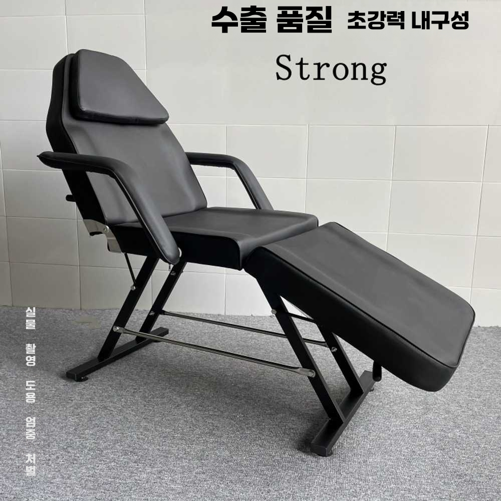 속눈썹 침대 마사지 경락 두피 문신 접이식 특수 시술 (A형) 화이트 - 상세 이미지 5